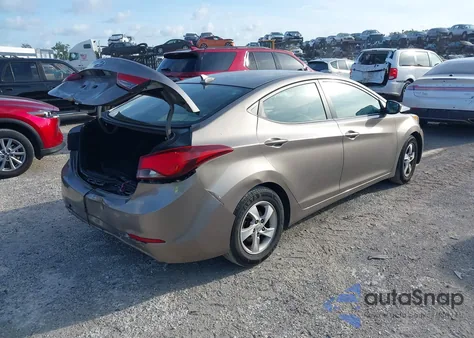 2015 Hyundai Elantra Se from USA, damaged, VIN 5NPDH4AE2FH649192